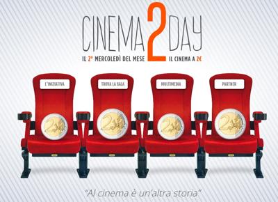 Cinema2Day. Il cinema a 2 euro Cinema2Day. Il cinema a 2 euro